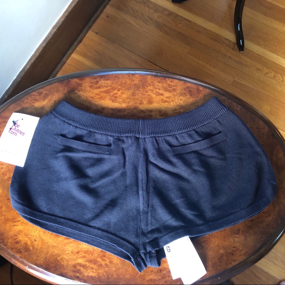 Athe Vanessa Bruno Cotton Navy Shorts NWT